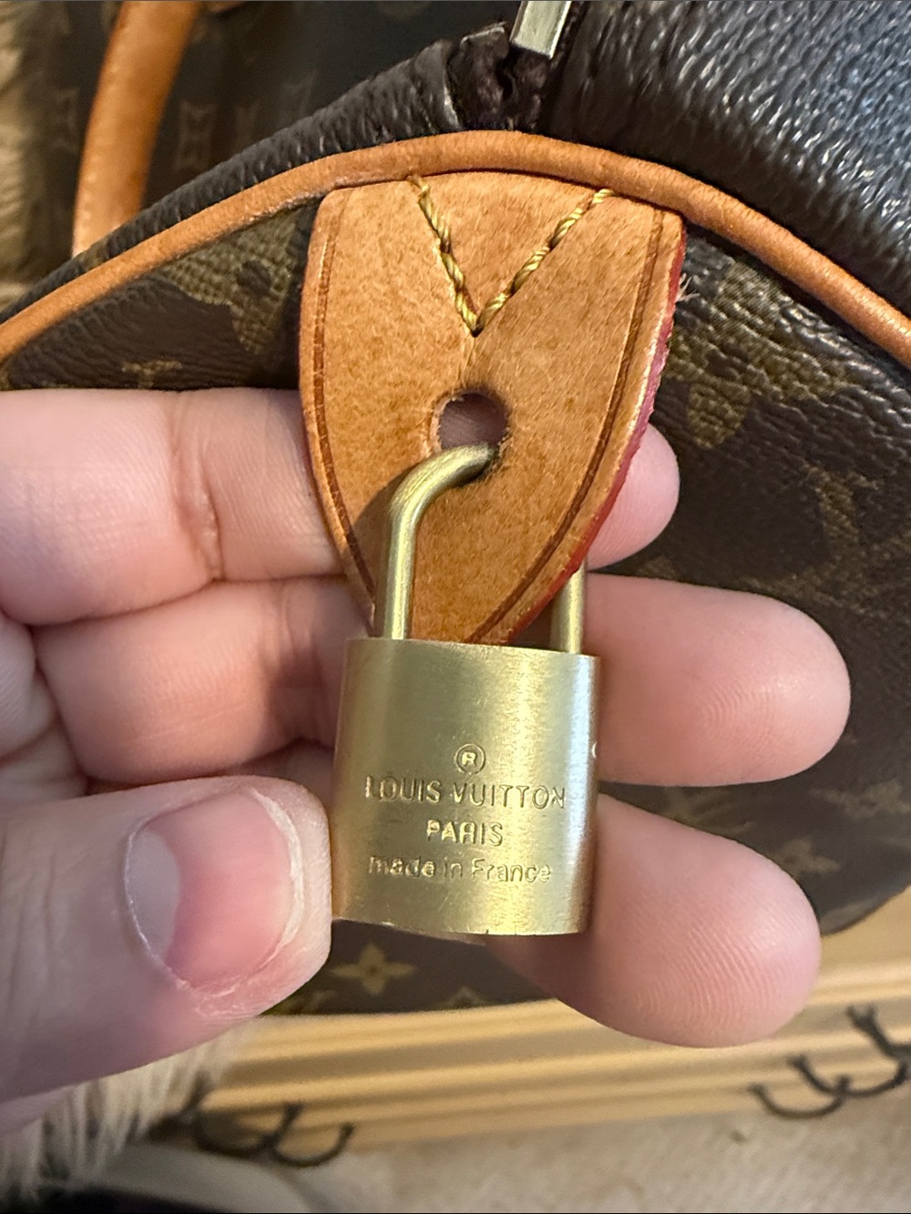 Louis Vuitton Monogram Canvas Satchel in Brown and Tan - Picture 15 of 16